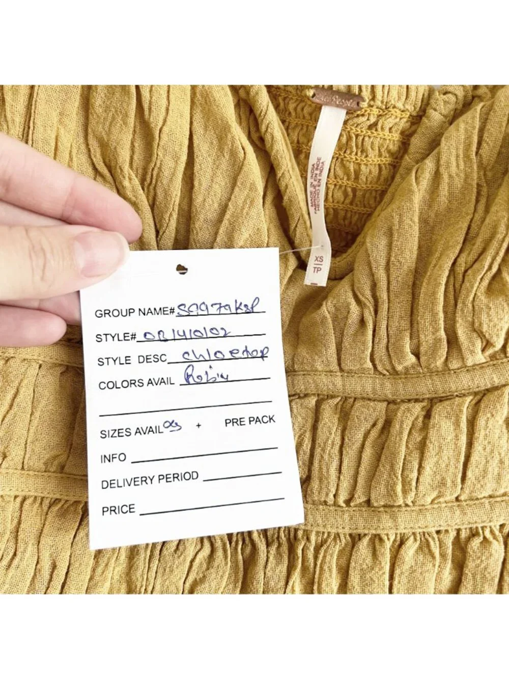 Free People Chloe Sweetheart Wired Long Sleeve Top Women's Size X-Small XS
